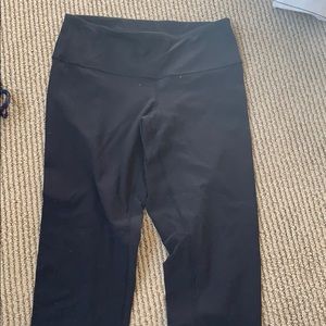 Size 2 reversible black lululemon crops